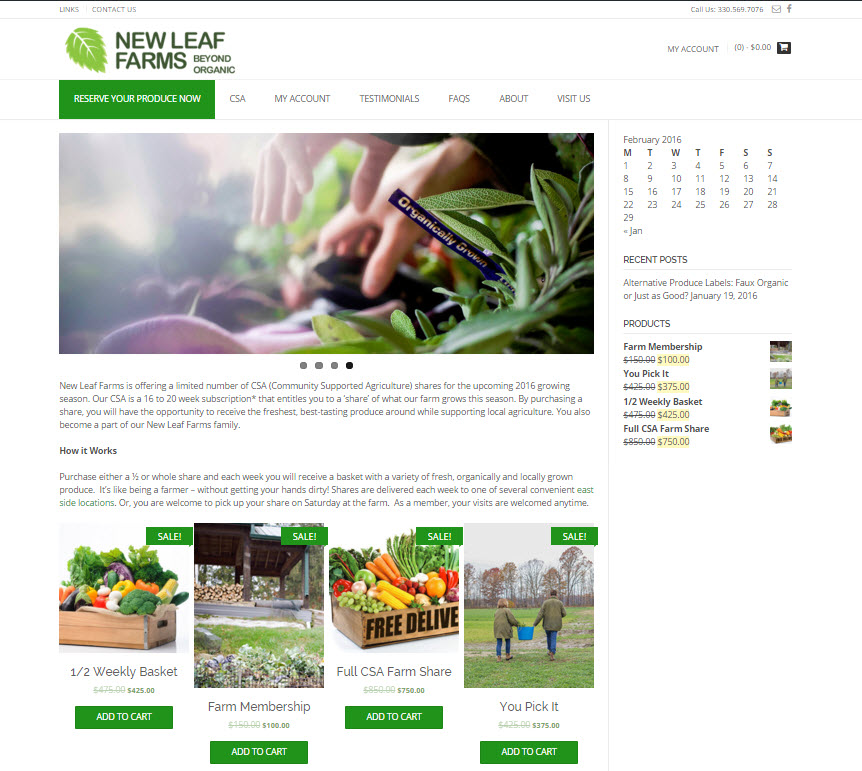 New Leaf Farms - Beyond Organic