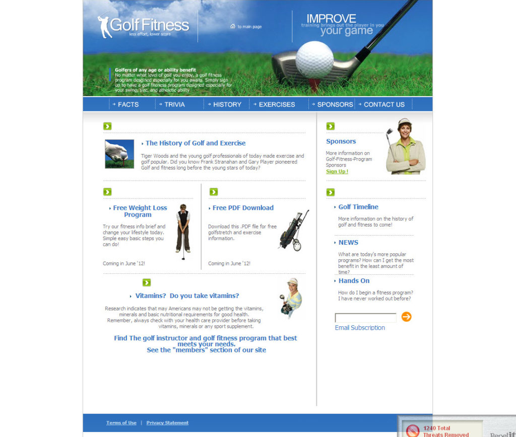 Golf Fitness Program