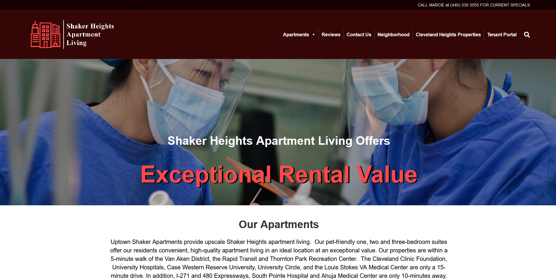 Shaker Heights Apartment Living