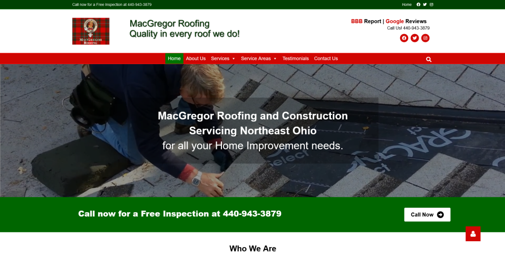 MacGregor Roofing and Construction